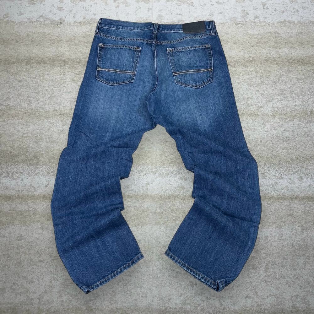 Vintage Y2K Tommy Hilfiger Jeans 33x28 Regular Straight Leg Fit Dark Wash Denim